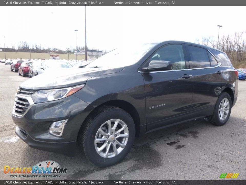 2018 Chevrolet Equinox LT AWD Nightfall Gray Metallic / Jet Black Photo #1