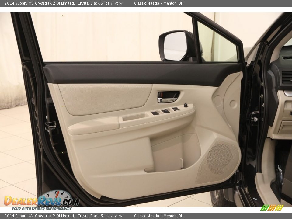 2014 Subaru XV Crosstrek 2.0i Limited Crystal Black Silica / Ivory Photo #4