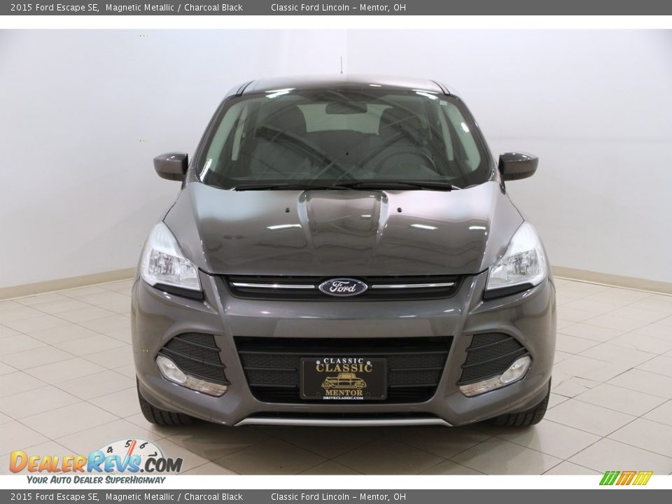 2015 Ford Escape SE Magnetic Metallic / Charcoal Black Photo #2