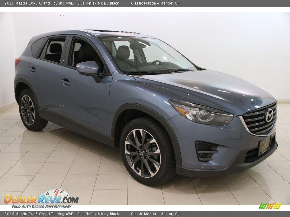 2016 Mazda CX-5 Grand Touring AWD Blue Reflex Mica / Black Photo #1