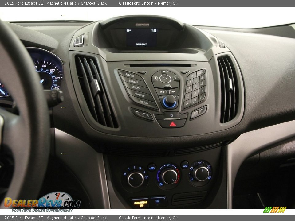 2015 Ford Escape SE Magnetic Metallic / Charcoal Black Photo #8