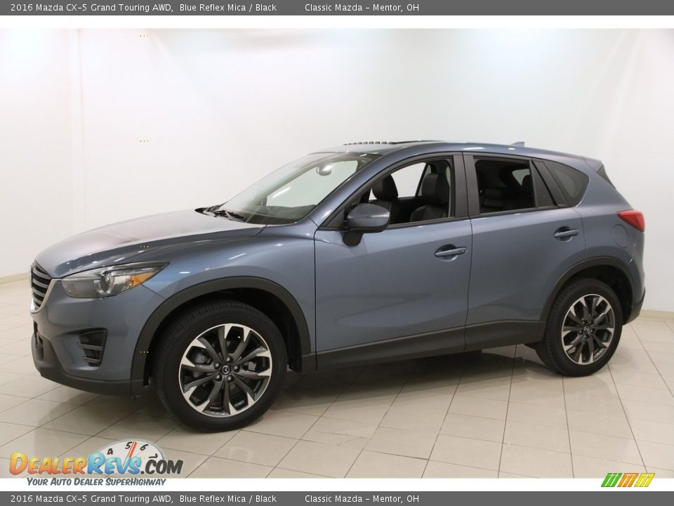 2016 Mazda CX-5 Grand Touring AWD Blue Reflex Mica / Black Photo #3
