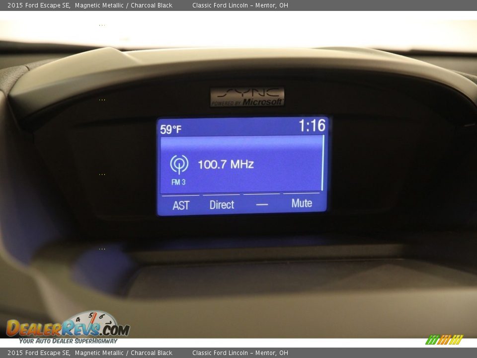 2015 Ford Escape SE Magnetic Metallic / Charcoal Black Photo #9