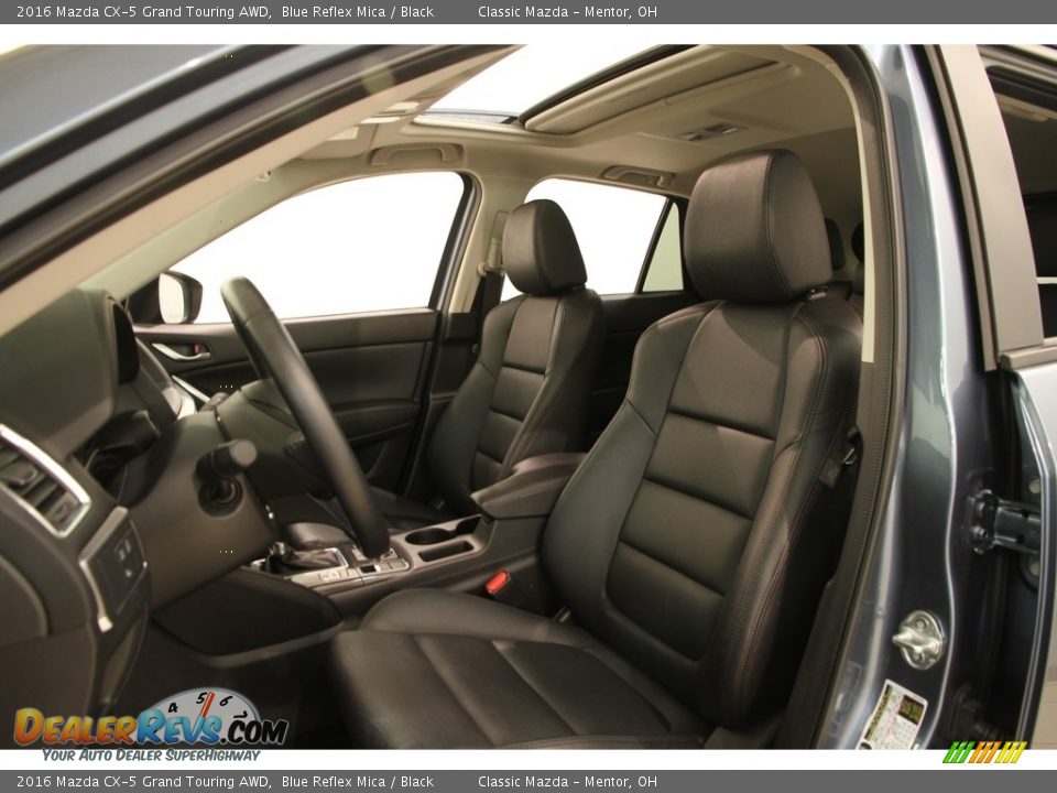 2016 Mazda CX-5 Grand Touring AWD Blue Reflex Mica / Black Photo #5