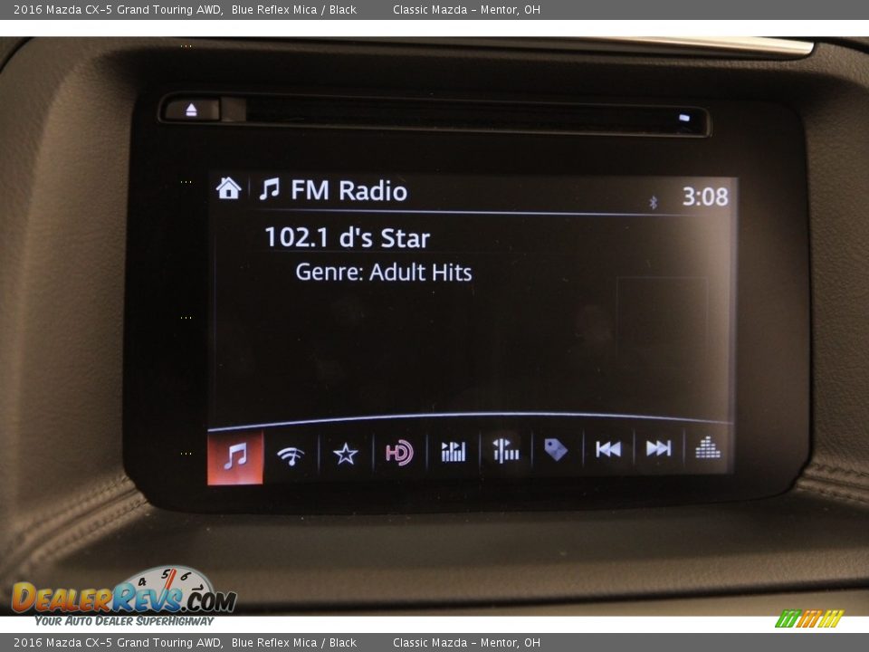 2016 Mazda CX-5 Grand Touring AWD Blue Reflex Mica / Black Photo #10