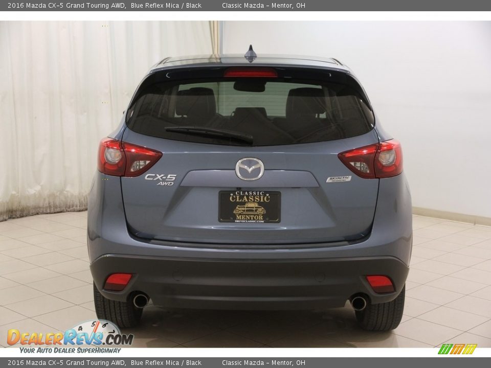 2016 Mazda CX-5 Grand Touring AWD Blue Reflex Mica / Black Photo #17