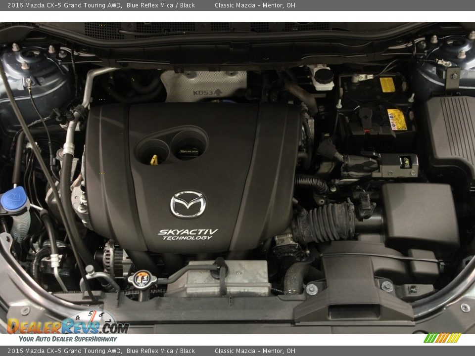 2016 Mazda CX-5 Grand Touring AWD Blue Reflex Mica / Black Photo #18
