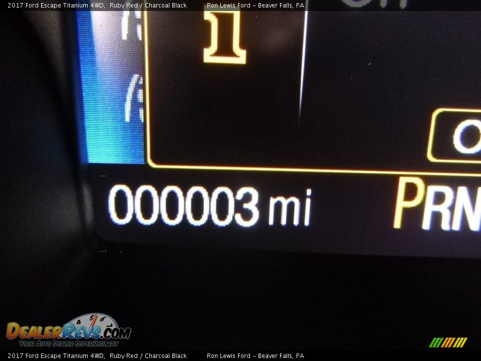 2017 Ford Escape Titanium 4WD Ruby Red / Charcoal Black Photo #20