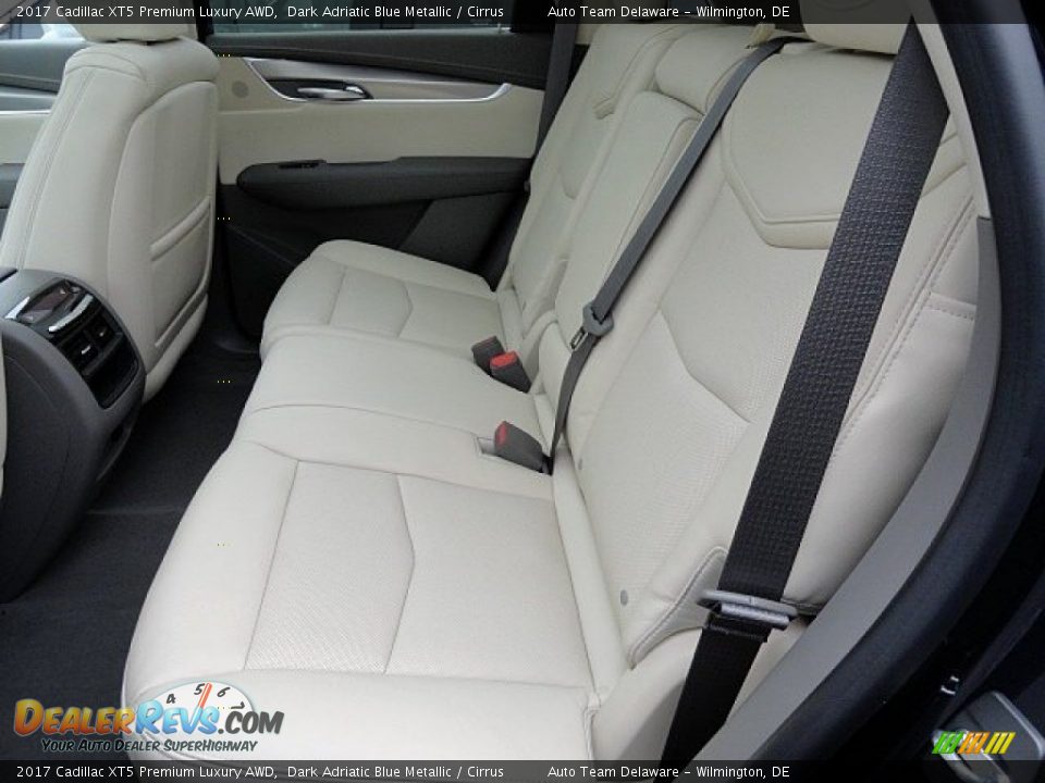 Rear Seat of 2017 Cadillac XT5 Premium Luxury AWD Photo #7