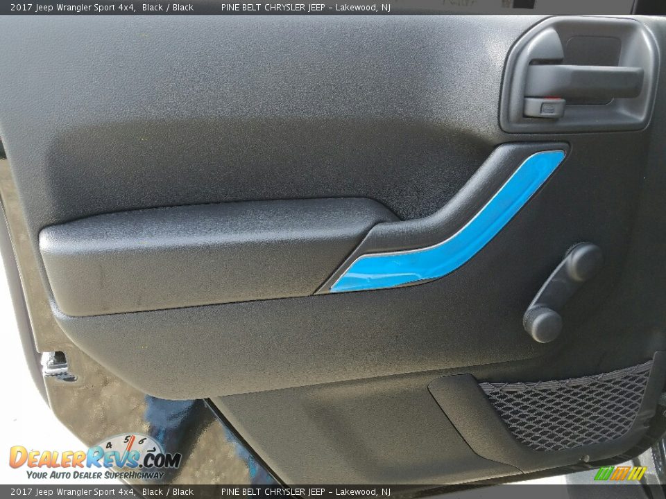 2017 Jeep Wrangler Sport 4x4 Black / Black Photo #6