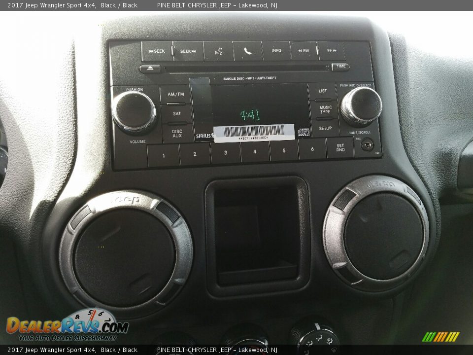 2017 Jeep Wrangler Sport 4x4 Black / Black Photo #10