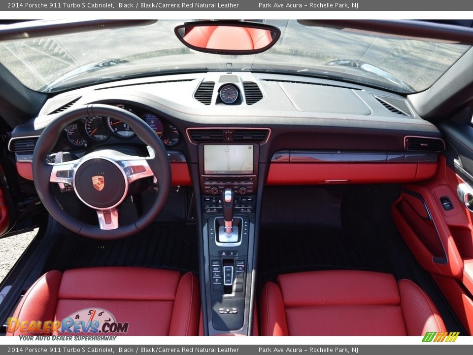 2014 Porsche 911 Turbo S Cabriolet Black / Black/Carrera Red Natural Leather Photo #15