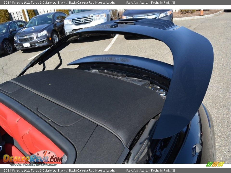 2014 Porsche 911 Turbo S Cabriolet Black / Black/Carrera Red Natural Leather Photo #21