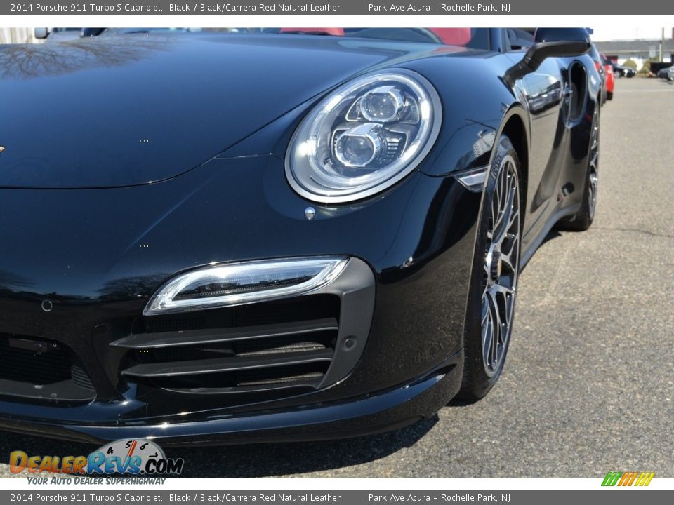 2014 Porsche 911 Turbo S Cabriolet Black / Black/Carrera Red Natural Leather Photo #32