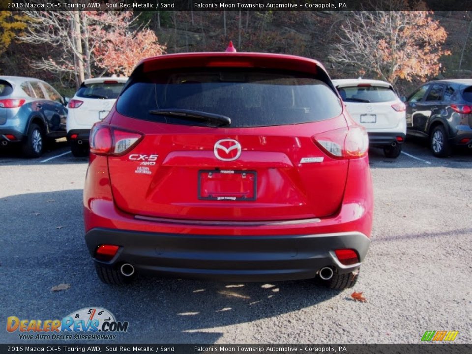 2016 Mazda CX-5 Touring AWD Soul Red Metallic / Sand Photo #3