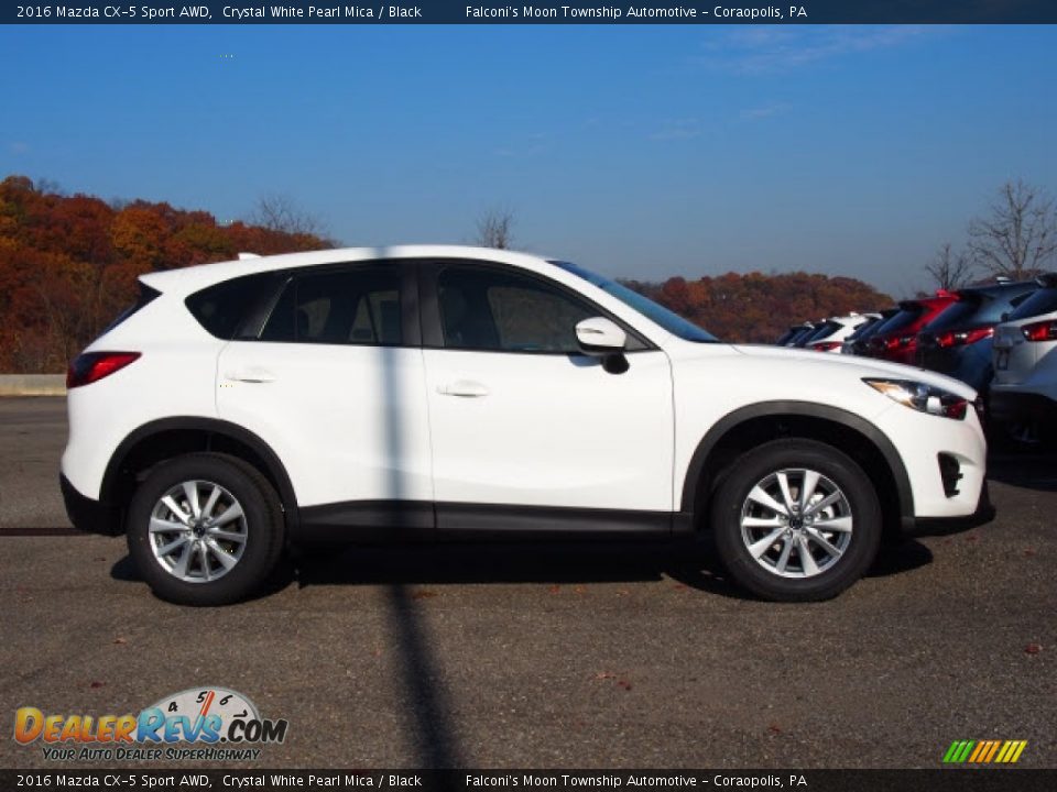 2016 Mazda CX-5 Sport AWD Crystal White Pearl Mica / Black Photo #2