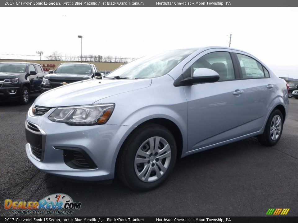 Front 3/4 View of 2017 Chevrolet Sonic LS Sedan Photo #1