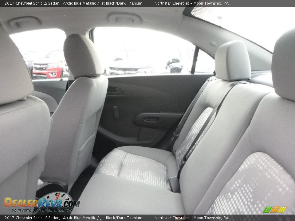 2017 Chevrolet Sonic LS Sedan Arctic Blue Metallic / Jet Black/Dark Titanium Photo #11