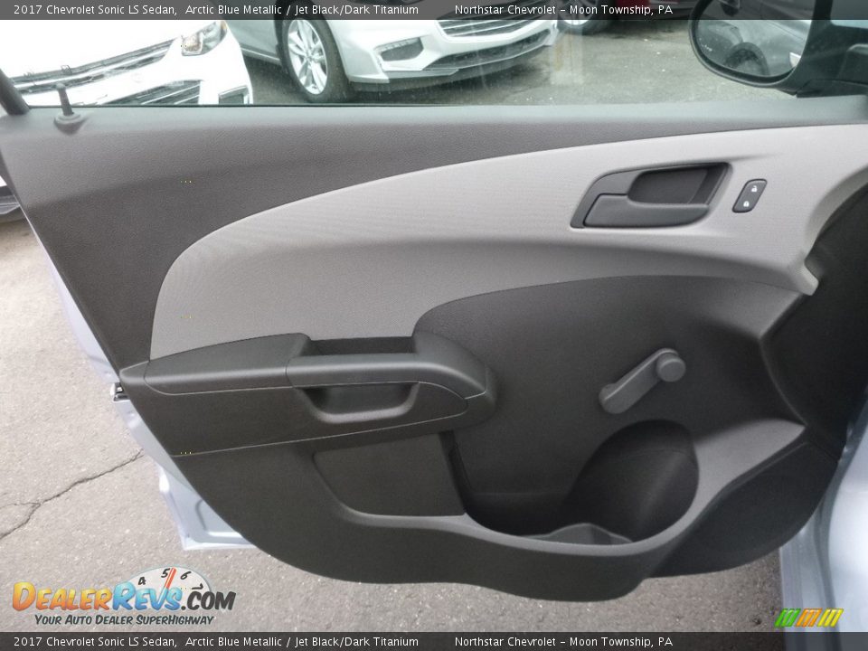 2017 Chevrolet Sonic LS Sedan Arctic Blue Metallic / Jet Black/Dark Titanium Photo #13