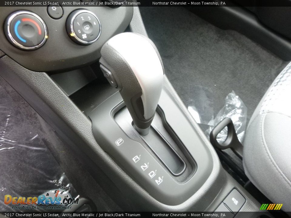 2017 Chevrolet Sonic LS Sedan Arctic Blue Metallic / Jet Black/Dark Titanium Photo #18