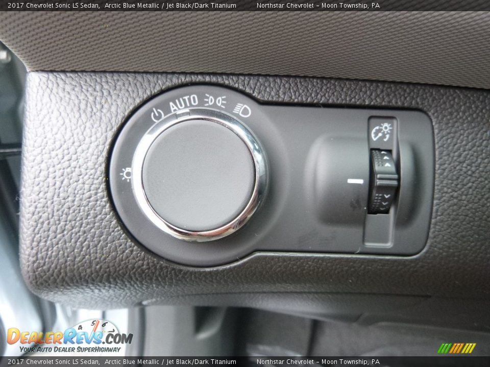 2017 Chevrolet Sonic LS Sedan Arctic Blue Metallic / Jet Black/Dark Titanium Photo #19