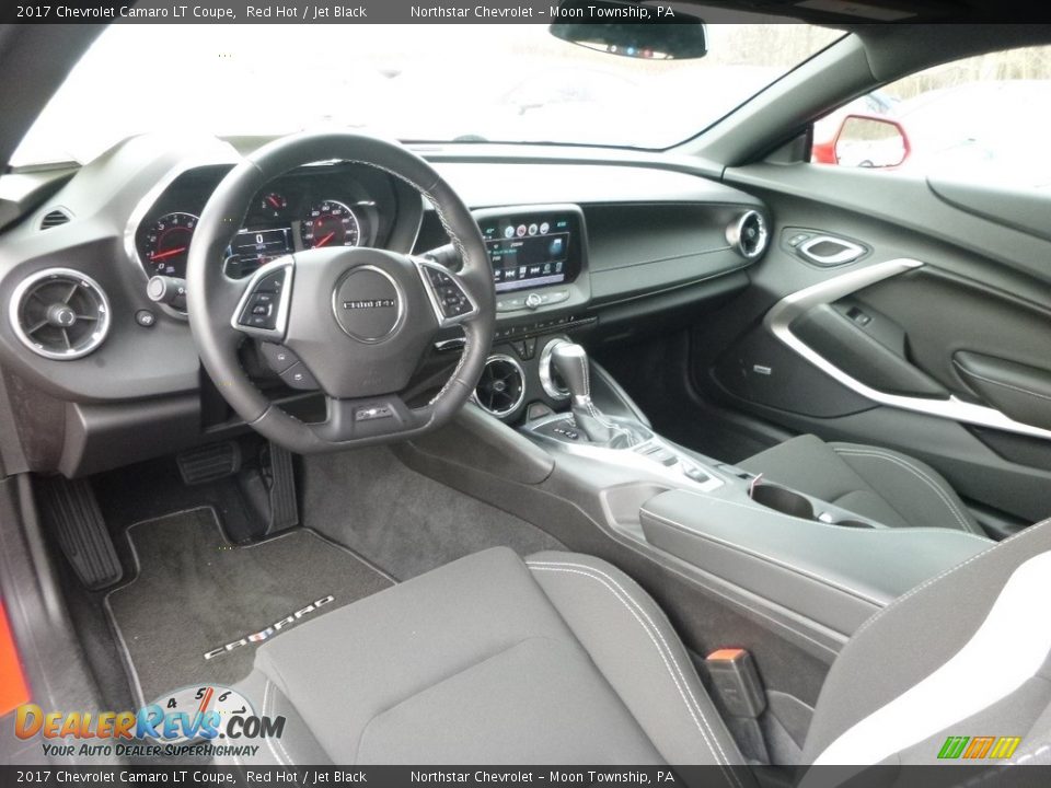 Jet Black Interior - 2017 Chevrolet Camaro LT Coupe Photo #13