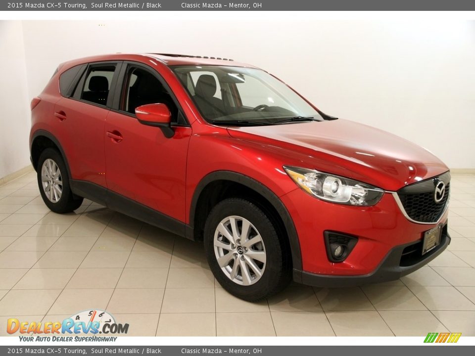 2015 Mazda CX-5 Touring Soul Red Metallic / Black Photo #1
