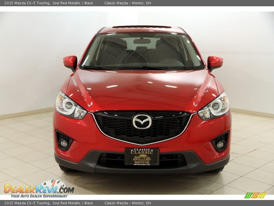 2015 Mazda CX-5 Touring Soul Red Metallic / Black Photo #2