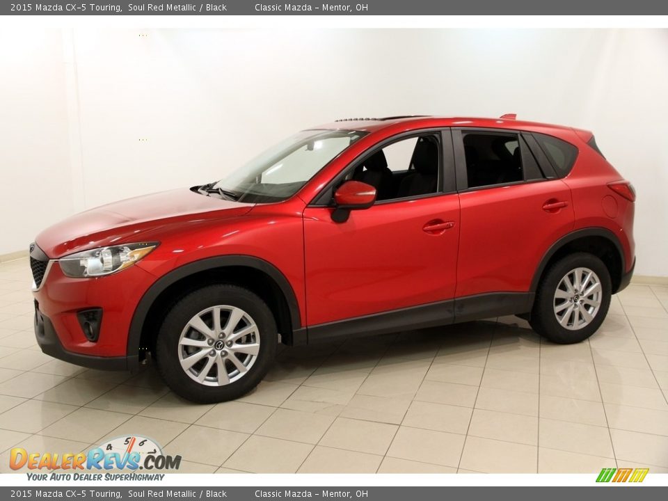 2015 Mazda CX-5 Touring Soul Red Metallic / Black Photo #3