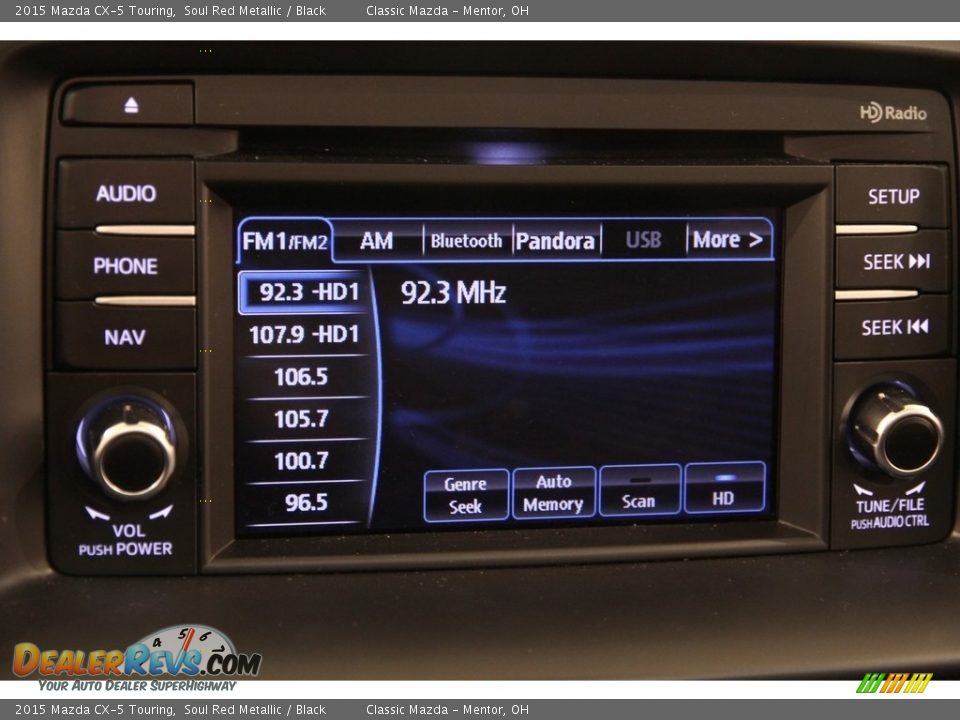 2015 Mazda CX-5 Touring Soul Red Metallic / Black Photo #9