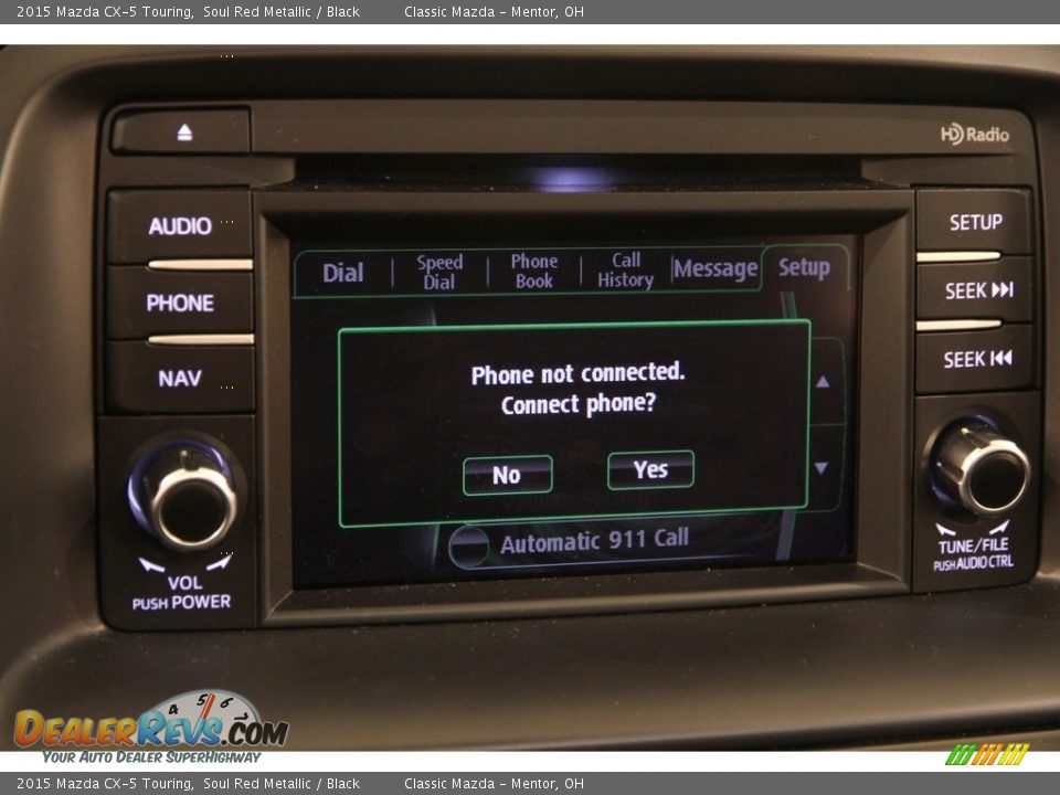 2015 Mazda CX-5 Touring Soul Red Metallic / Black Photo #10