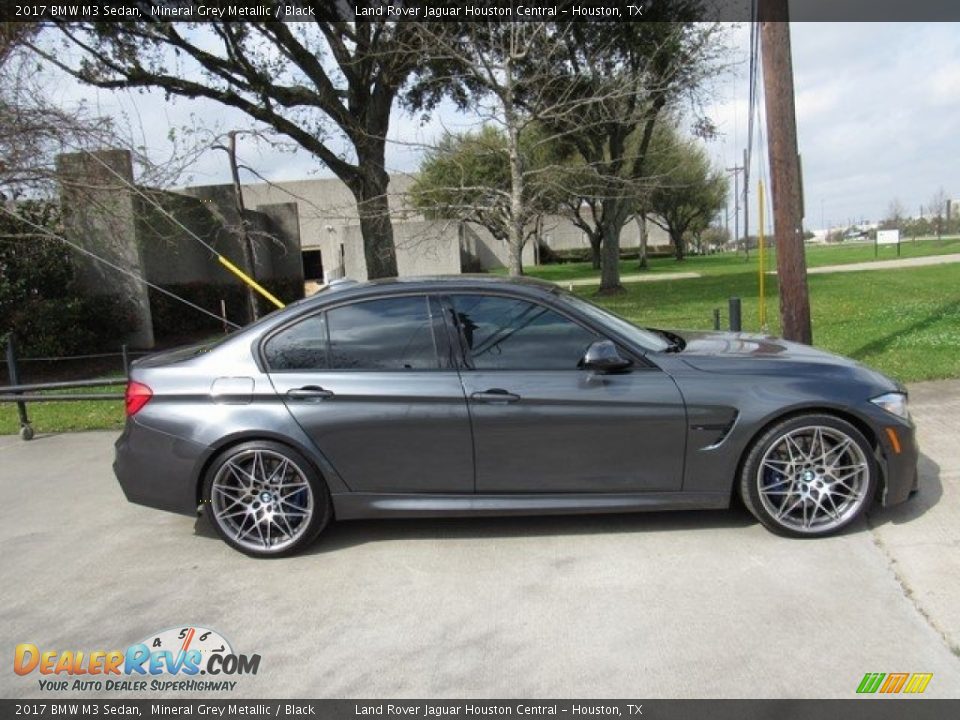 2017 BMW M3 Sedan Mineral Grey Metallic / Black Photo #6