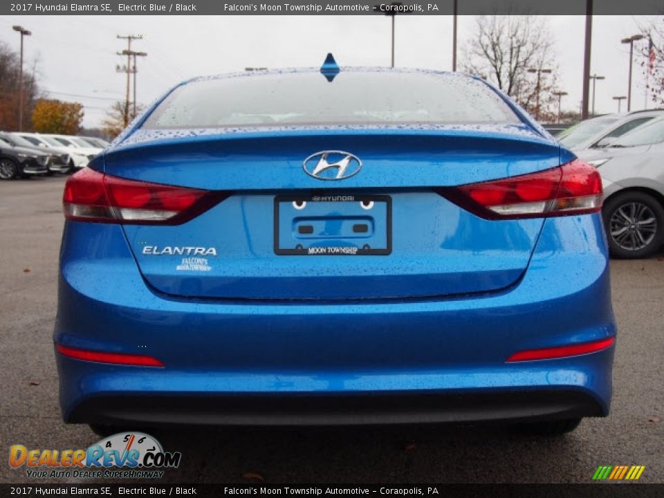 2017 Hyundai Elantra SE Electric Blue / Black Photo #3