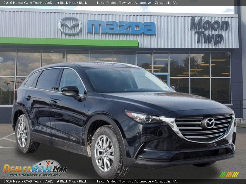 2016 Mazda CX-9 Touring AWD Jet Black Mica / Black Photo #1