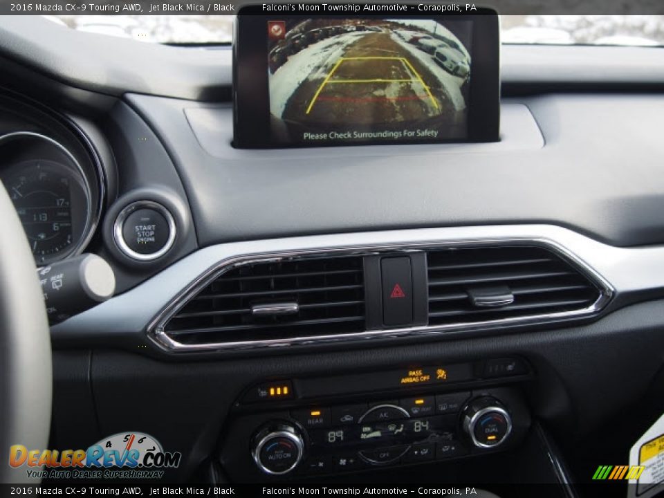 2016 Mazda CX-9 Touring AWD Jet Black Mica / Black Photo #8