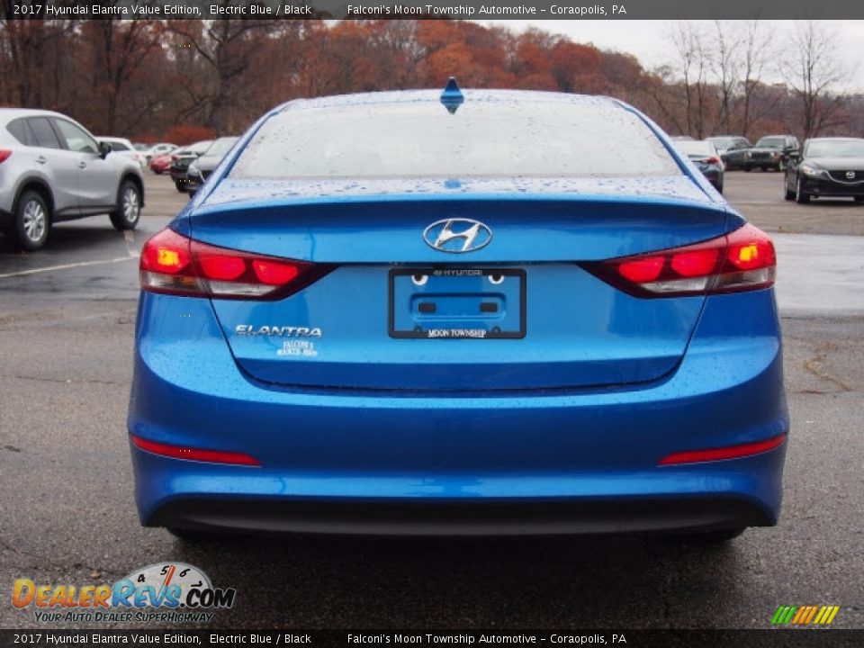 2017 Hyundai Elantra Value Edition Electric Blue / Black Photo #3