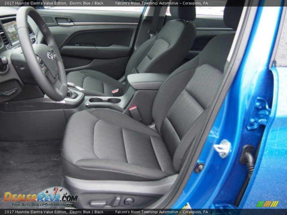 2017 Hyundai Elantra Value Edition Electric Blue / Black Photo #4
