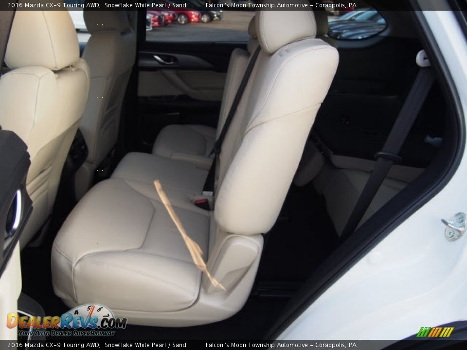 2016 Mazda CX-9 Touring AWD Snowflake White Pearl / Sand Photo #5