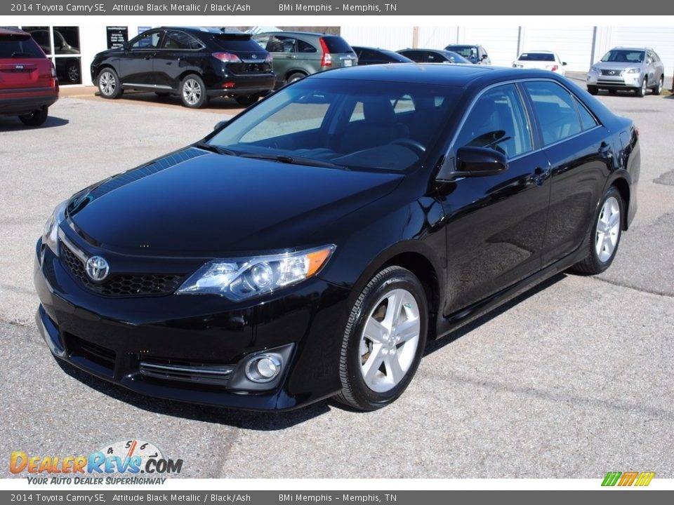 2014 Toyota Camry SE Attitude Black Metallic / Black/Ash Photo #1