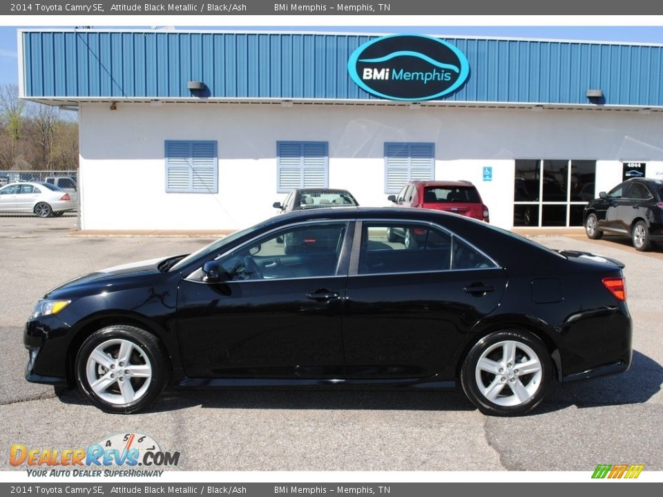 2014 Toyota Camry SE Attitude Black Metallic / Black/Ash Photo #2