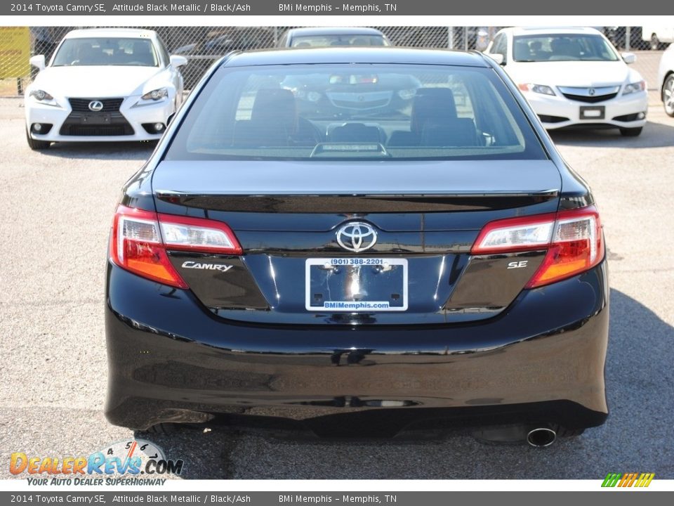 2014 Toyota Camry SE Attitude Black Metallic / Black/Ash Photo #4