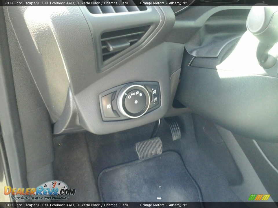 2014 Ford Escape SE 1.6L EcoBoost 4WD Tuxedo Black / Charcoal Black Photo #22
