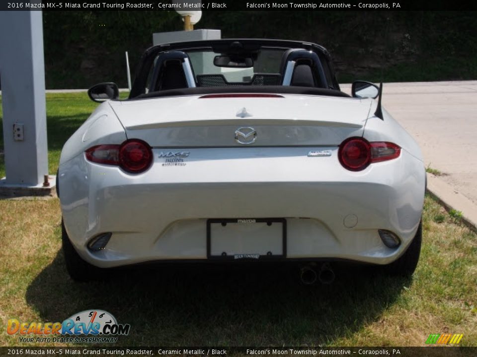 2016 Mazda MX-5 Miata Grand Touring Roadster Ceramic Metallic / Black Photo #3