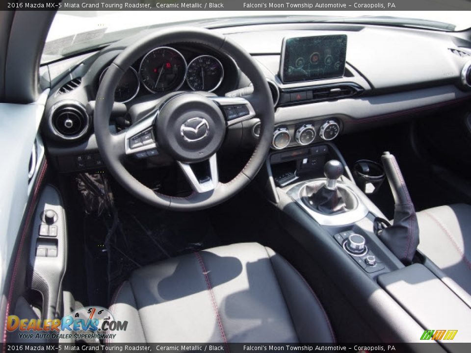 2016 Mazda MX-5 Miata Grand Touring Roadster Ceramic Metallic / Black Photo #4