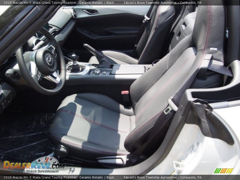 2016 Mazda MX-5 Miata Grand Touring Roadster Ceramic Metallic / Black Photo #5