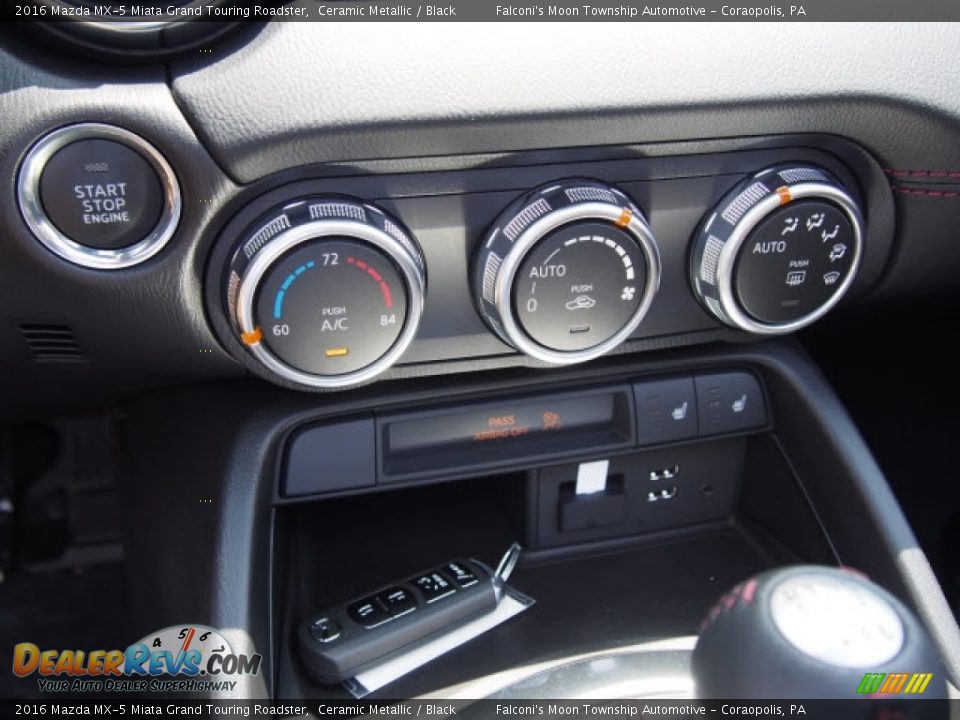 2016 Mazda MX-5 Miata Grand Touring Roadster Ceramic Metallic / Black Photo #7