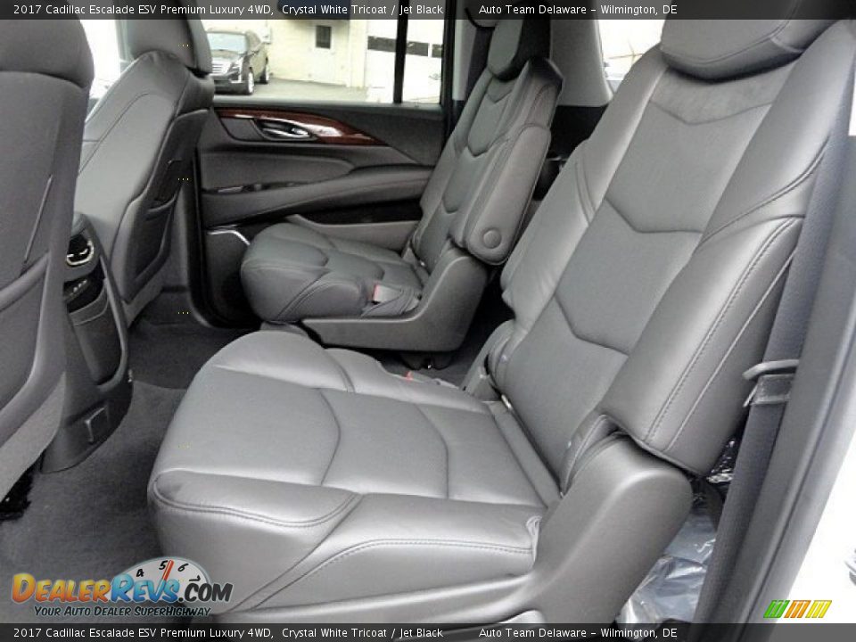 Rear Seat of 2017 Cadillac Escalade ESV Premium Luxury 4WD Photo #10
