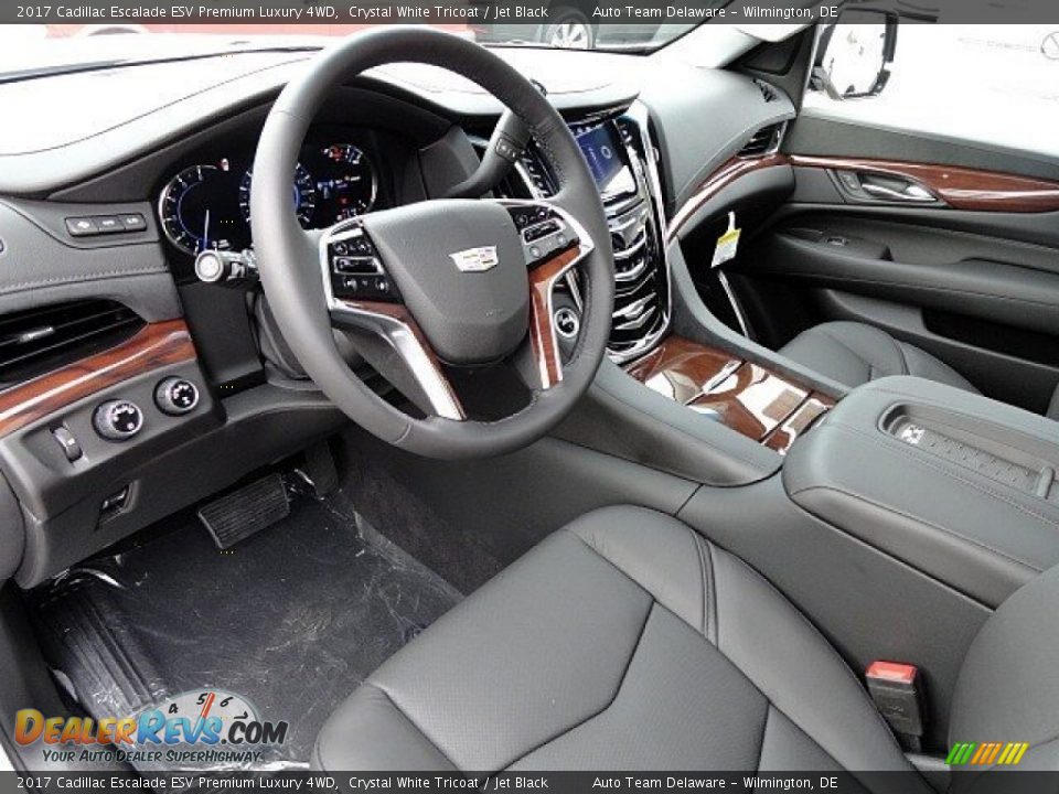 Jet Black Interior - 2017 Cadillac Escalade ESV Premium Luxury 4WD Photo #18