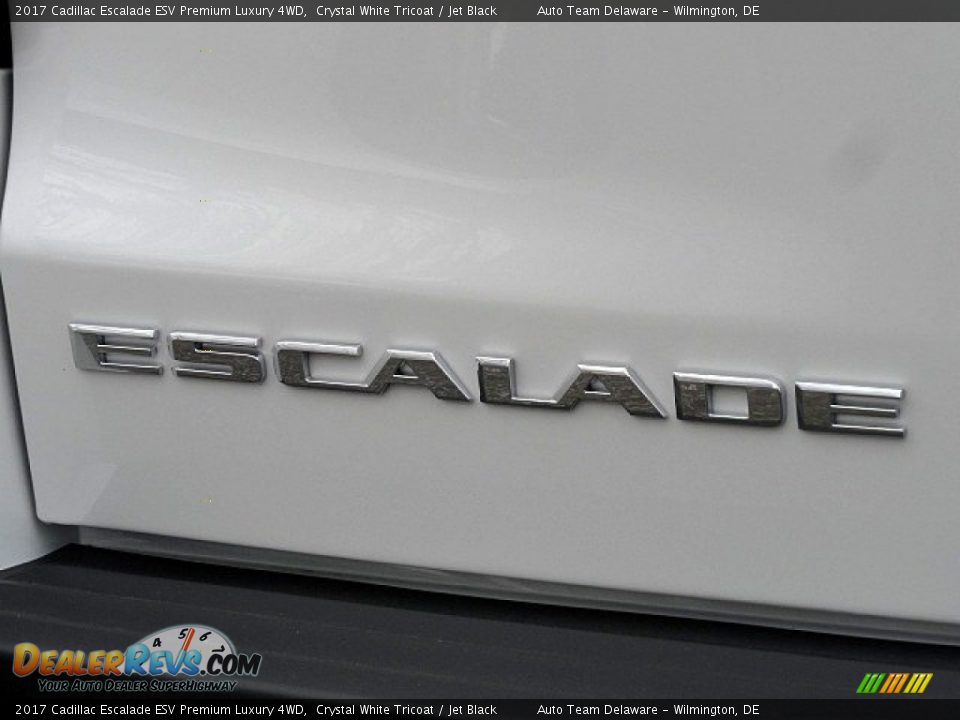 2017 Cadillac Escalade ESV Premium Luxury 4WD Crystal White Tricoat / Jet Black Photo #35