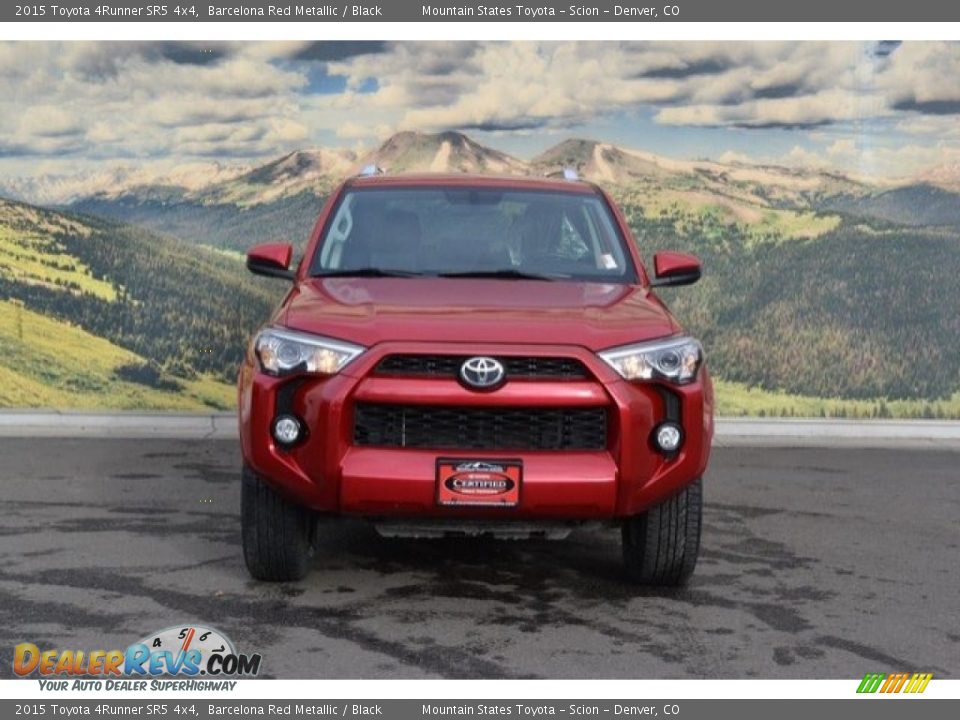 2015 Toyota 4Runner SR5 4x4 Barcelona Red Metallic / Black Photo #4